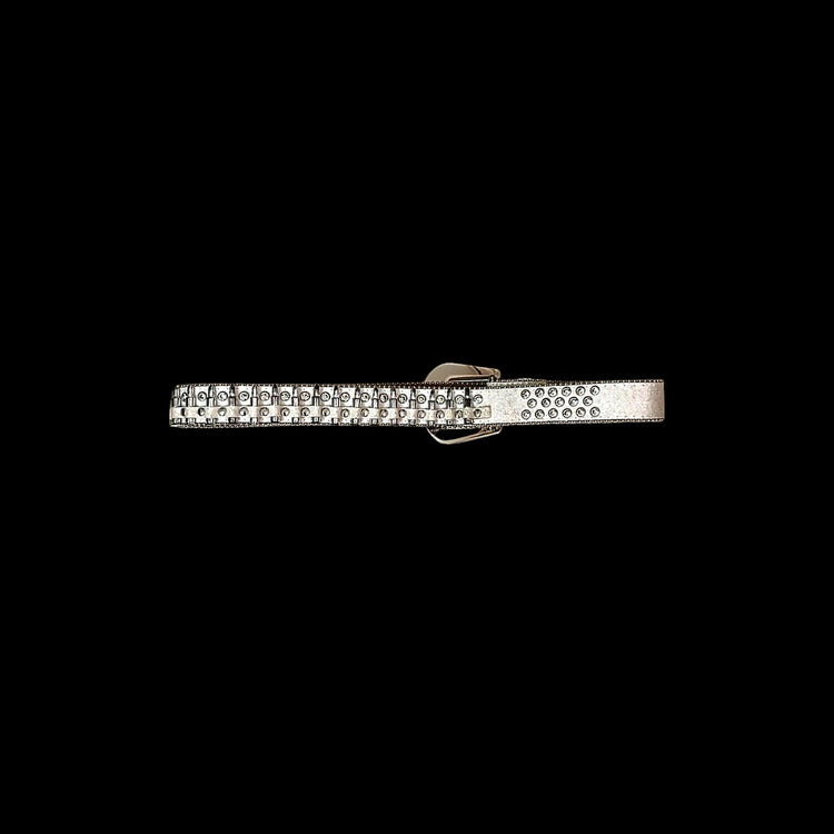 White Gothic Bullet Belt - Twel2Three