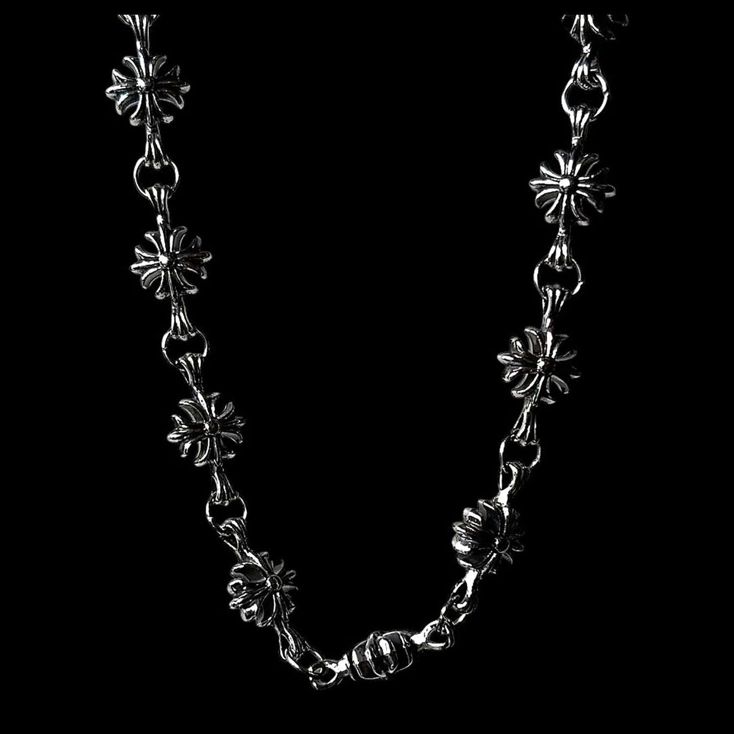 All Chrome Necklace - Twel2Three