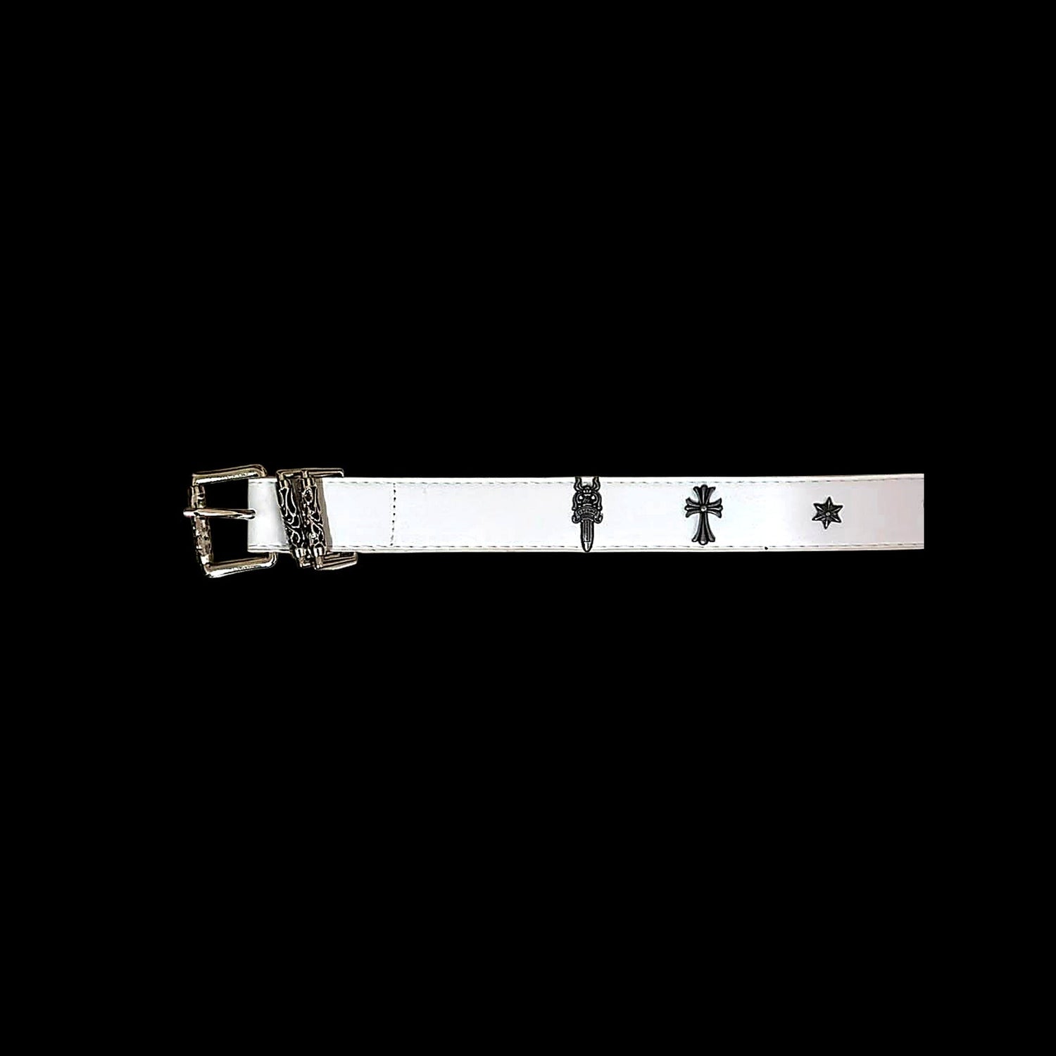 Chrome Flame Belt - Twel2Three
