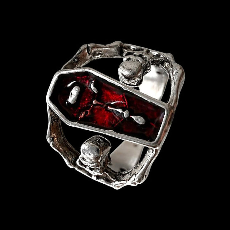 Crimson Coffin Ring - Twel2Three