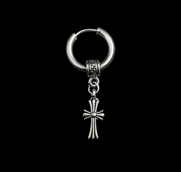 Cross Dangling Earing - Twel2Three