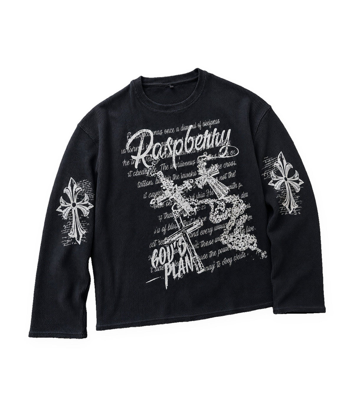“Fallen Angel” Waffle Tee - Twel2Three