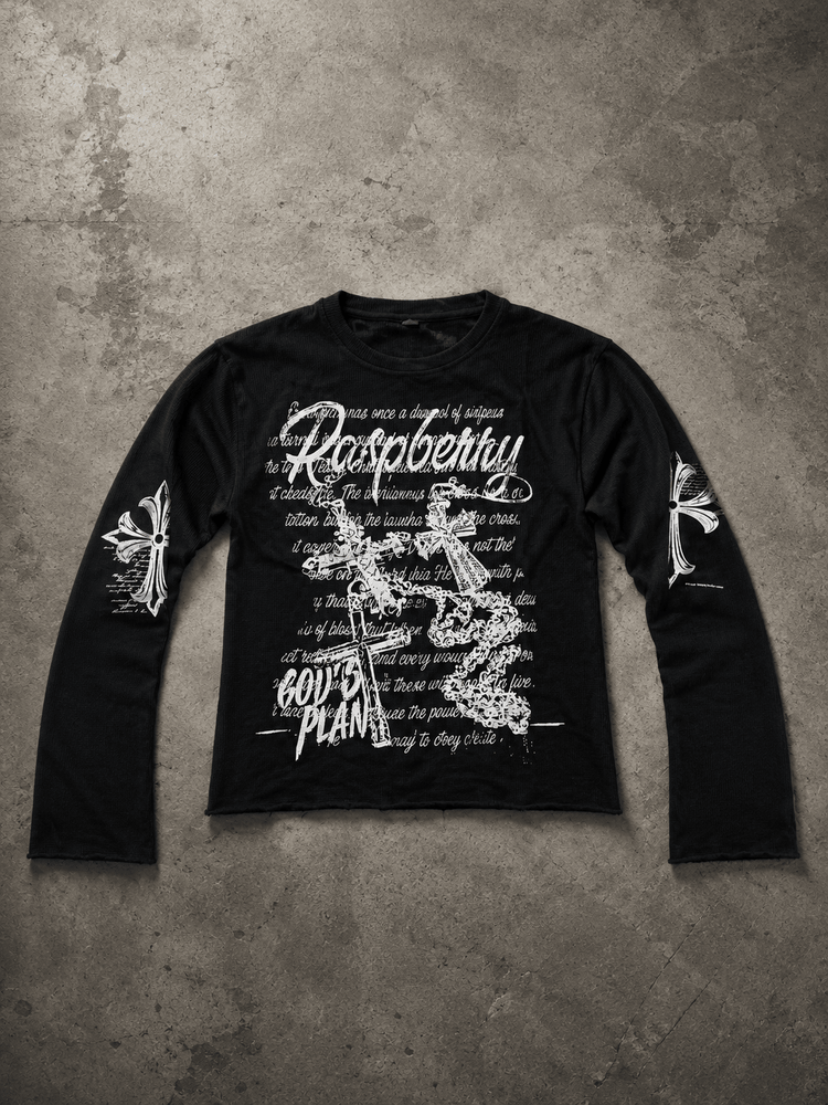 “Fallen Angel” Waffle Tee - Twel2Three