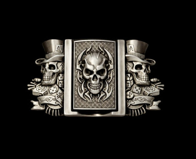Skull Inferno Lighter Belt - Twel2Three