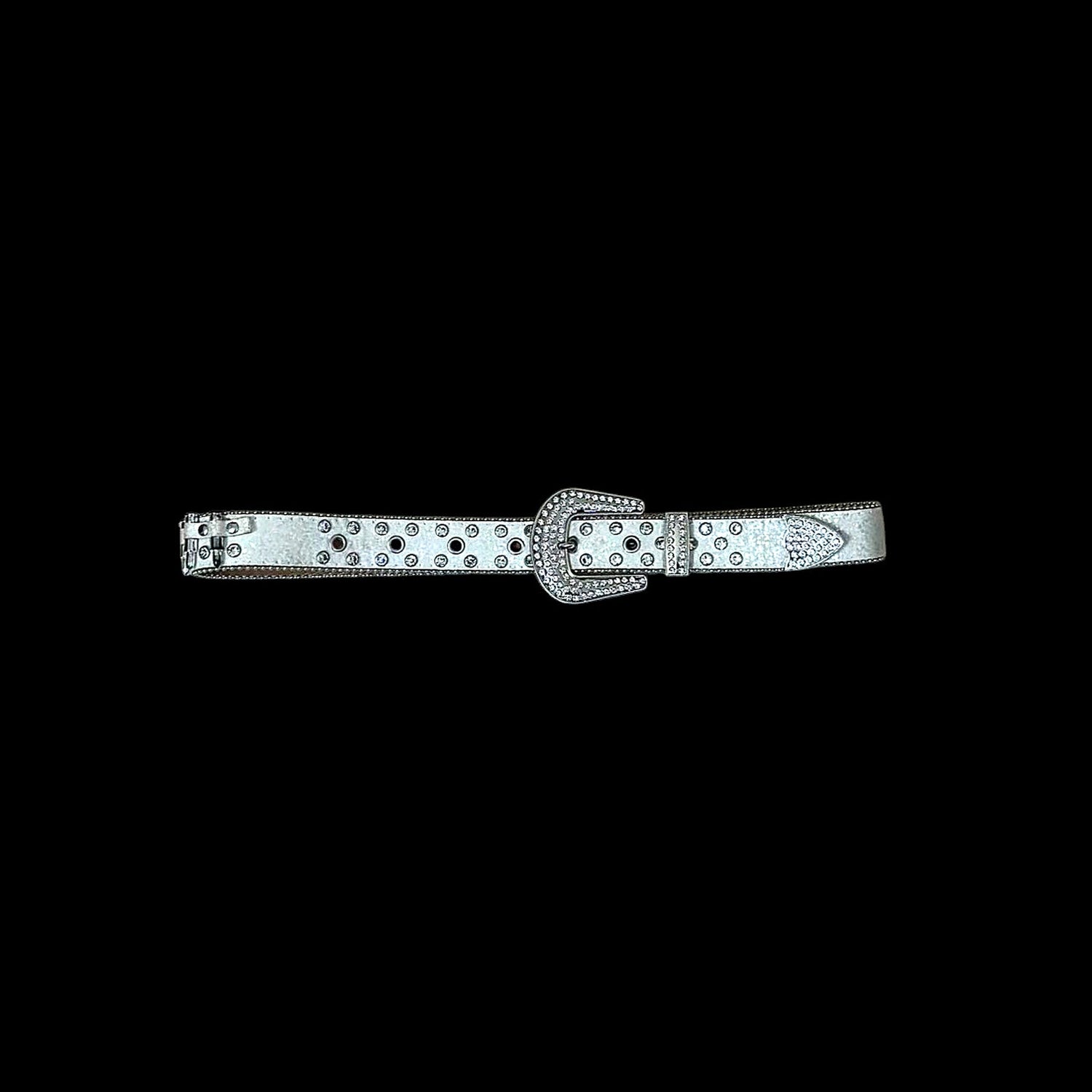White Gothic Bullet Belt - Twel2Three