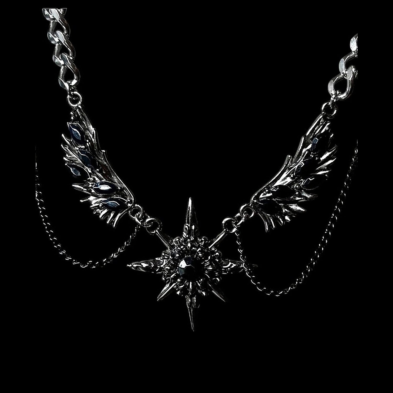 Winged Star Necklace - Twel2Three